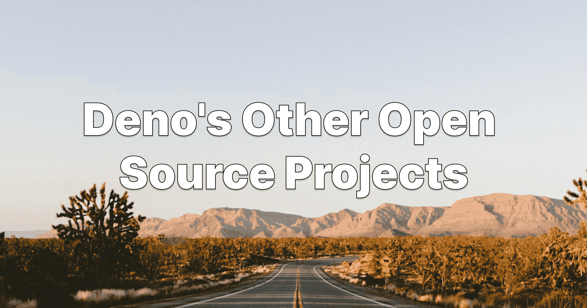 Deno open source projects logos including rusty_v8 and deno_core