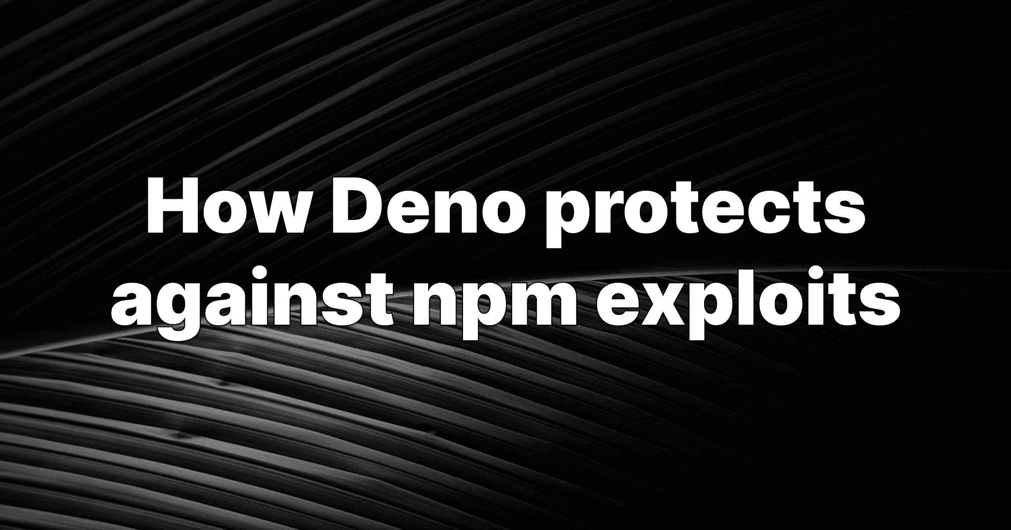 A visual representation of a digital lock protecting code blocks, symbolizing Deno's security features against malware.