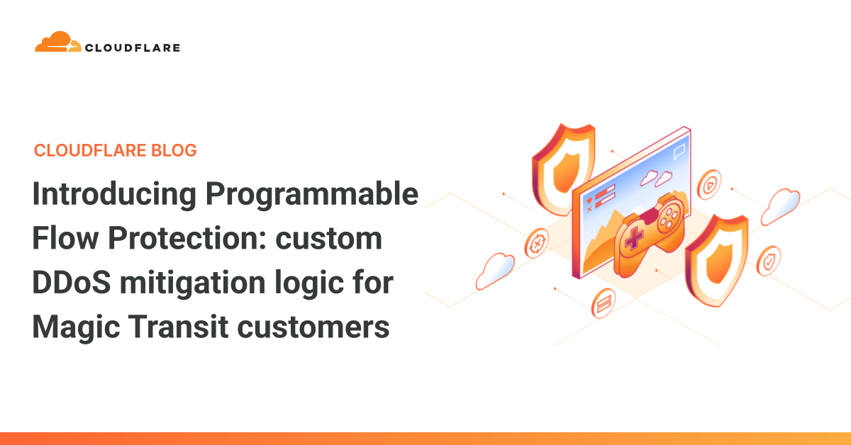 Illustration of UDP packet dissection and custom eBPF logic in Cloudflare's Programmable Flow Protection