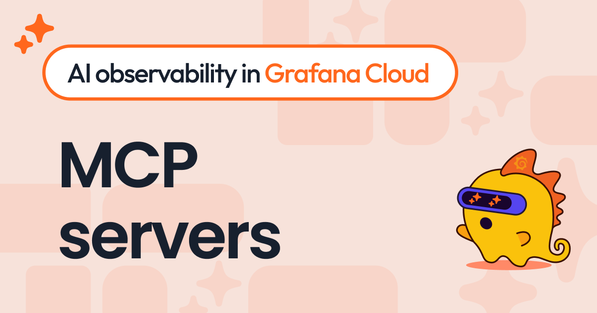 Grafana Cloud dashboard tracing MCP server tool invocations and latencies
