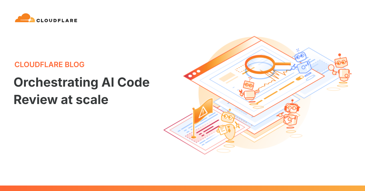Diagram showing the CI-native orchestration system for AI code review