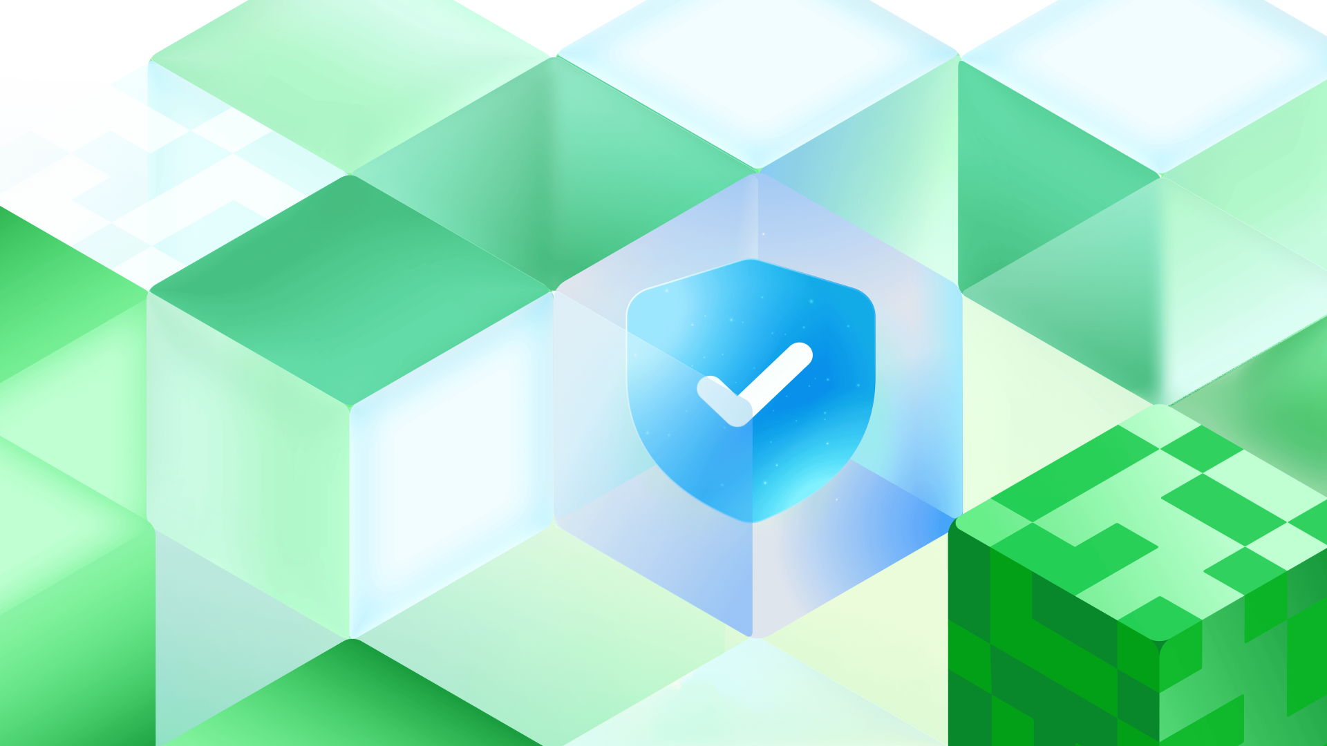 GitHub Actions workflow diagram with security locks on npm packages and secrets vault