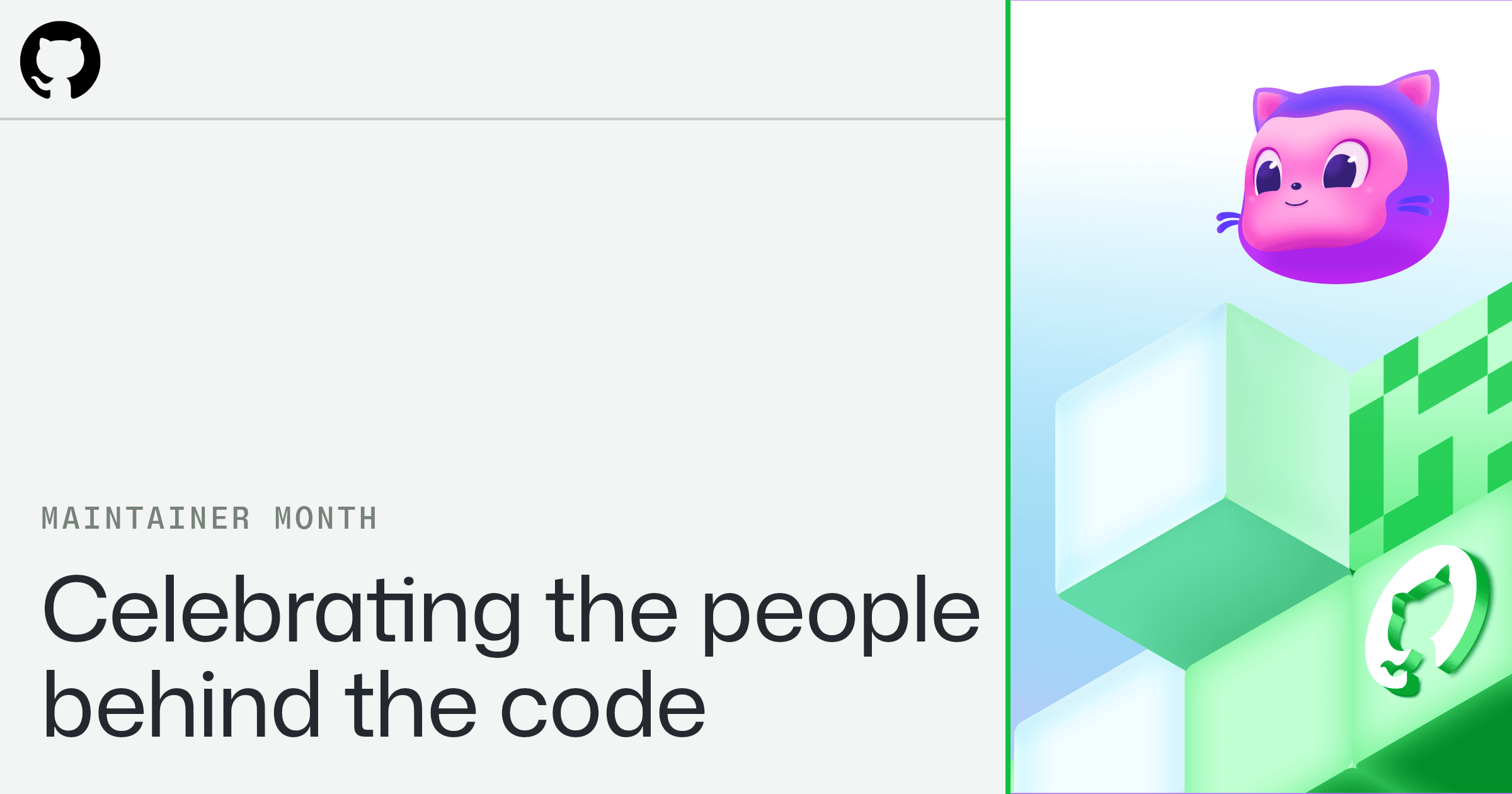 A graphic representing interconnected code snippets with a silhouette of a person at the center, symbolizing the human element in open source.