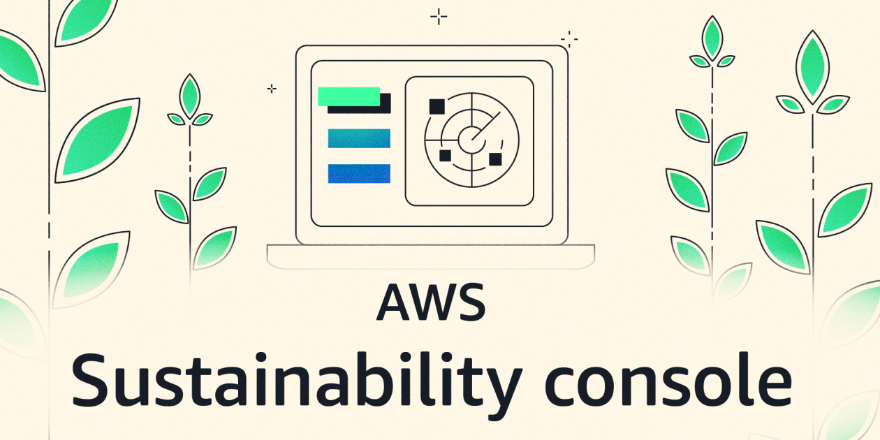 Screenshot of the AWS Sustainability console interface showing carbon emissions data.