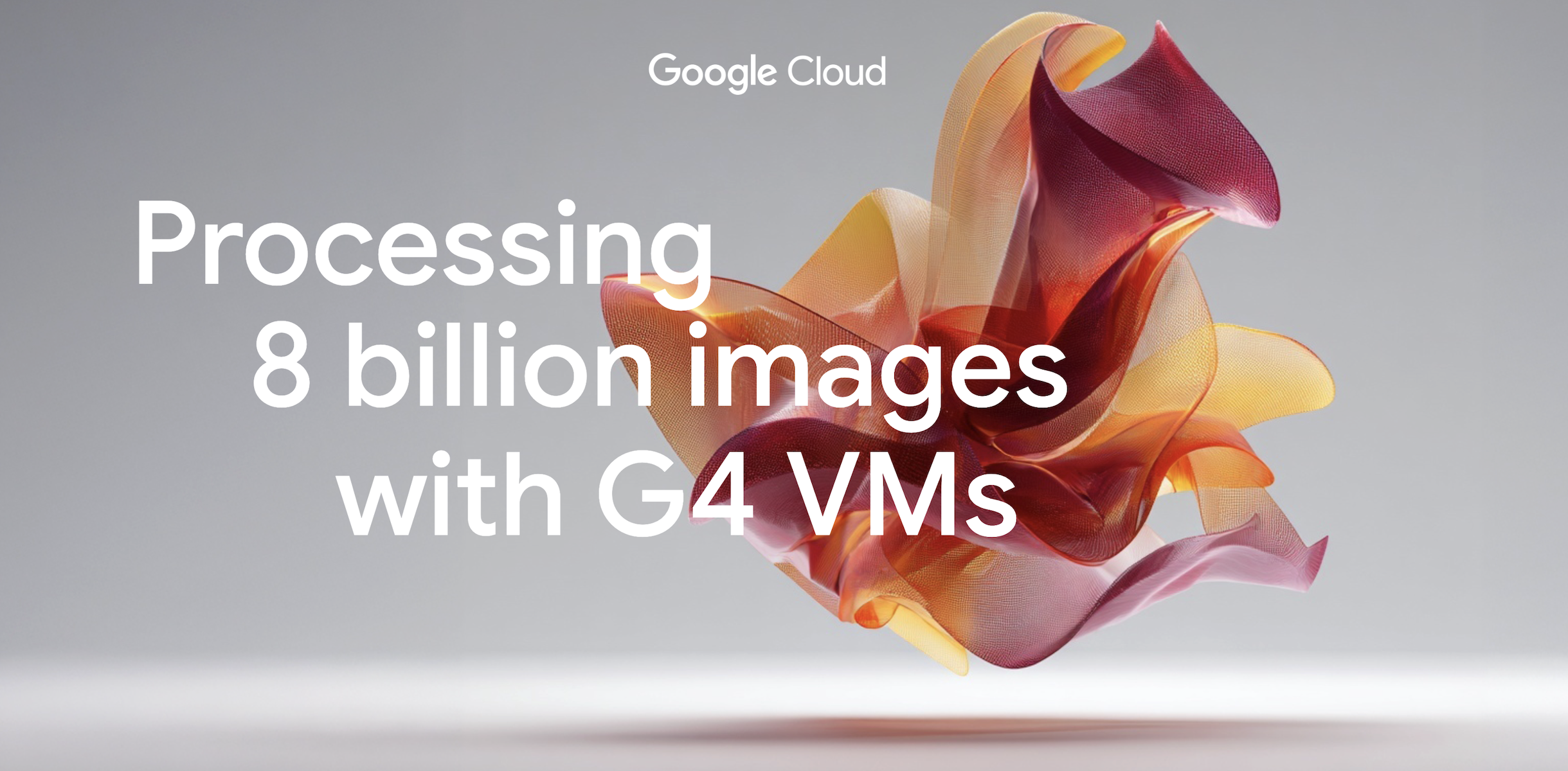 A visual representation of billions of images being processed rapidly through a sophisticated network infrastructure, hinting at speed and scale.